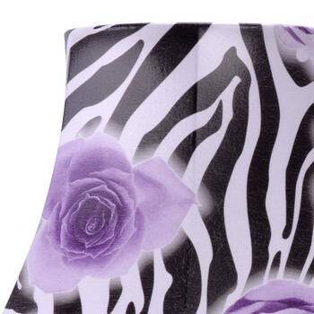 liangzhao靓照 后现代风格台灯 卧室 床头灯 人造皮革12-51 紫色