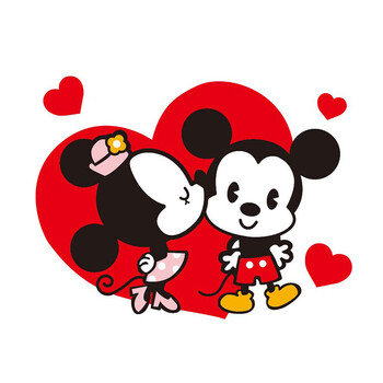 悠趣 数字油画 米老鼠 米奇约会 10x15cm 配小画架