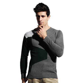 拓荒者男装 男士 2012秋装新款 时尚简约 v字领 针织套衫