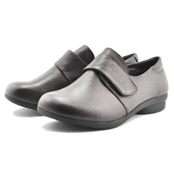 【米莲诺mileno】12年新款中老年平跟休闲妈妈鞋m123503d 深啡色 36