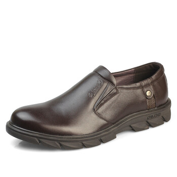 trumpcar老爷车新款男士商务百搭皮鞋1280 棕色 40