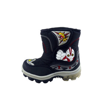 奥特曼防水雪地靴 男童棉鞋 保暖防滑 2145 深兰红 30