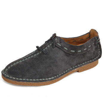 洋枪 休闲鞋 英伦潮流户外日常休闲反绒皮男鞋yq11338 暗灰 40