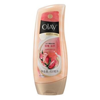 OLAY 玉兰油 二合一精油沐浴霜 玫瑰滋养 450ml