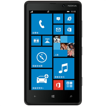 诺基亚（NOKIA）Lumia 820 3G手机（黑色）WCDMA/GSM