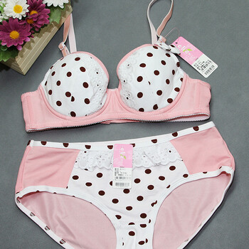 【少女文胸内裤套装】怡兰芬学生内衣t-1317 有钢圈聚拢 1101157