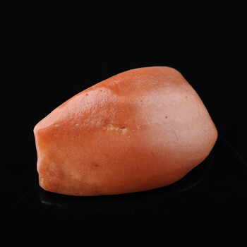 沙漠时光 新疆哈密红蛋白石玉原石001367天然成形呈色细腻