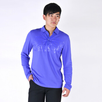 真维斯jeanswest 男装长袖t恤371525 2320淡紫红 l