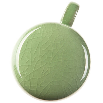 青筑 瓷艺 哥窑梅子青 青瓷茶漏手抱杯