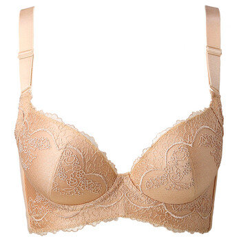 诱变超聚拢丰胸塑形收副乳调整型文胸内衣110251 肤色 75a/34a