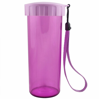 特百惠Tupperware 430ml经典色莹彩随心杯 熏衣紫