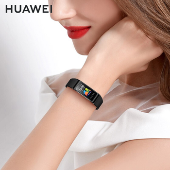 华为手环3pro彩屏智能运动手环心率睡眠监测移动支付gps轨 手环4pro曜