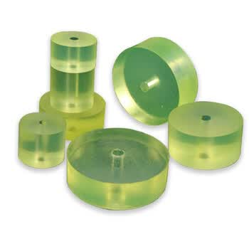 聚氨酯冲垫 50mm 牛筋垫 缓冲垫 减震垫 橡胶垫 pu 冲床模具 直径70mm