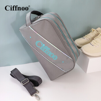 琪斐诺（Ciffnoo）男士洗漱包大容量运动健身泳衣洗浴包防水便携短途旅行衣物收纳袋 灰色