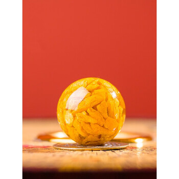 每克莱雄黄手串天l然原矿朱砂晶体砂透光diy手工编绳散珠子串珠单珠散