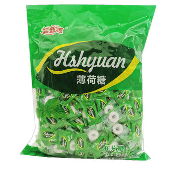 合盛源薄荷糖圈有个圈含片糖果清凉招待散装商用山东零食品2袋4斤