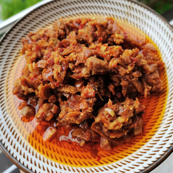 江西特色农家菜下饭菜橘子皮酱即食香辣酱菜瓶装酱调味菜280g 2瓶