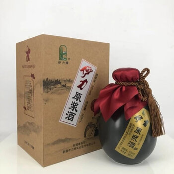 5折伊犁原浆酒新疆名酒伊犁伊力特原浆酒50度500ml126瓶整箱浓整箱六