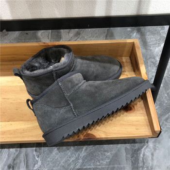 诺鱼河南桑坡周冬雨同款羊皮毛一体真皮纯羊毛雪地靴男女鞋东北定制款