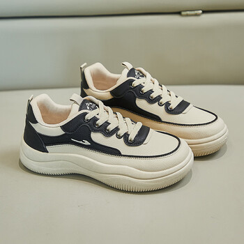 卡迪高女鞋官方风格ins韩版小白鞋女2023秋季新款学生潮休闲跑步黑色