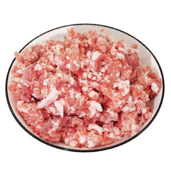 新鲜猪肉馅五花肉馅肉丁农家散养土猪肉肉食类肉沫包子丸子食材4斤偏