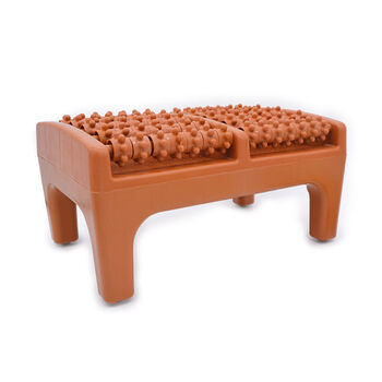 足底按摩器家用滚轮式足疗工具脚底穴位按摩棒腿部滚珠按摩器5排足底