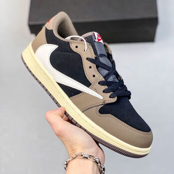 nike耐克()月子鞋aj1倒钩低帮鞋乔1北卡蓝百搭学院 aj倒钩鬼脸 38