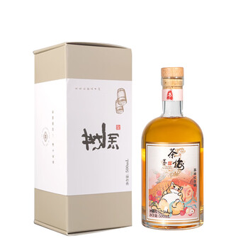 莲洲 琴棋书画茶梅酒 低度微醺酒果味酒 日式梅子酒 荔枝红茶味 500ml