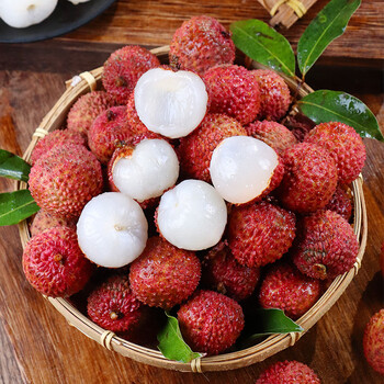 粤吉荔 桂味荔枝茂名桂味荔枝新鲜水果 单果18g  顺丰空运5斤精装