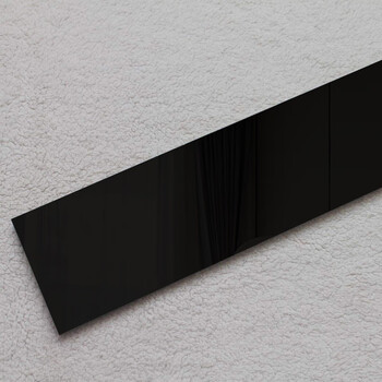 格鲁德自粘防水踢脚线墙贴黑色地脚线美边缝遮丑装饰条贴纸墙角亚克力