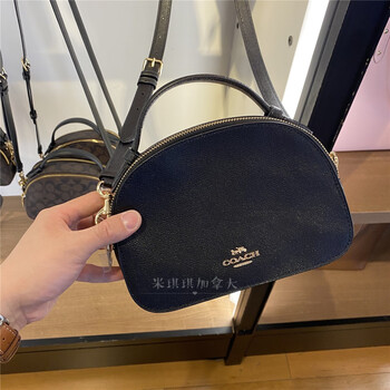 米琪琪coach 蔻驰手提包馒头包斜挎包女士包包加拿大代购直邮 2_大号