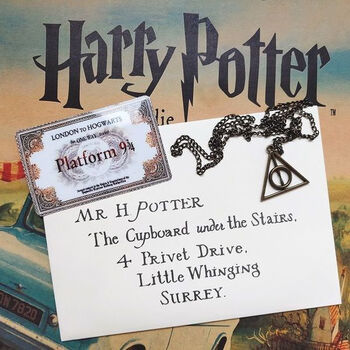 zanyang哈利波特周边harrypotter霍格沃茨入学通知书信封礼物原版定制