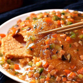 宣城锅巴酒席大圆农家锅巴安徽特产大米饼圆形大锅巴酒店饭店 5片(半