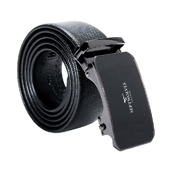 七匹狼(septwolves)男士皮带新款时尚商务休闲自动扣腰带 红色 105cm