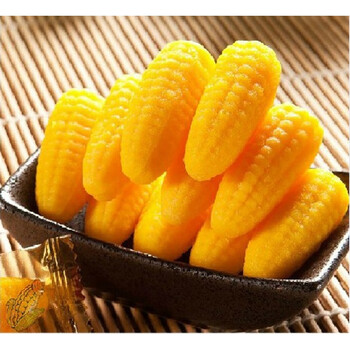 好邻居栗米烧玉米味软糖低糖份结婚婚庆喜糖休闲零食散称500g