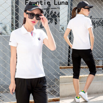 Fauntie Lunaļ˶tŮ޶䷭poloװŮٴ װ 6162ɫ 5XL