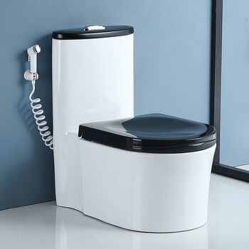 makeupoio彩色蹲坐两用马桶一体可蹲可坐虹吸座便器双用蹲便蹬厕