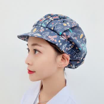 (防掉头发的)厨房帽子防头发盖头发头套工作防尘厨师帽女家用炒菜防油