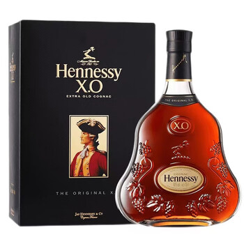 轩尼诗xo洋酒hennessy干邑白兰地法国进口礼盒装烈酒700ml/1000ml