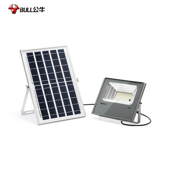 公牛 led投光灯太阳能户外庭院工地照明 防水超亮射灯ip65庭院室外