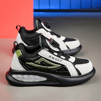 yinfan官方旗舰店男童鞋子秋季新款儿童运动鞋男孩潮牌跑步老黑色39