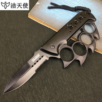 指虎刀四指虎拳套户外防身刀具多功能德国军工小刀车载实用逃生器半刃