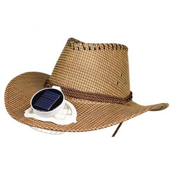 风扇帽子成人可充电太阳能太阳能风扇帽子可充电大帽檐牛仔帽成人通用