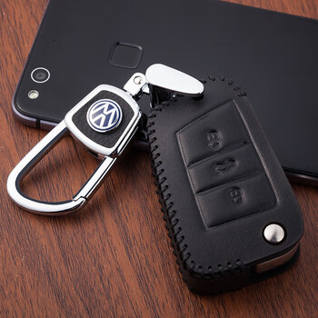 大众新宝来车钥匙套2019款专用真皮车钥匙包19款宝来车锁匙套扣壳