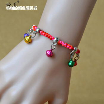 虎年铃铛五彩绳手链端午节宝宝儿童学生手绳饰品端阳节日礼物10313彩