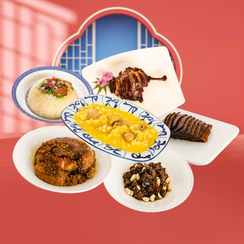 梅龙镇年夜饭家宴上海餐厅同款快手菜速冻半成品菜肴梅龙镇家宴套餐6