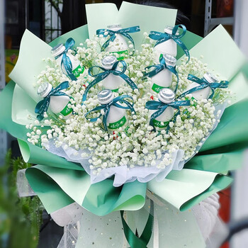 9娃哈哈满天星花束(代买)