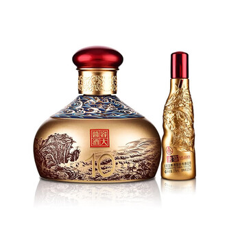 五粮液(wuliangye)52°密鉴(艺术金)225ml五粮液股份出品 53°容大酱