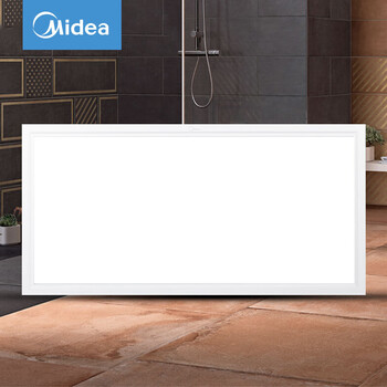 美的midealed平板灯面板灯集成吊顶灯铝扣板具厨房厨卫灯300600嵌入铝