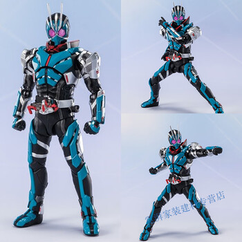 万代新款shf假面骑士落岩蝗虫飞电其雄zero one 01真骨雕可动模型玩具